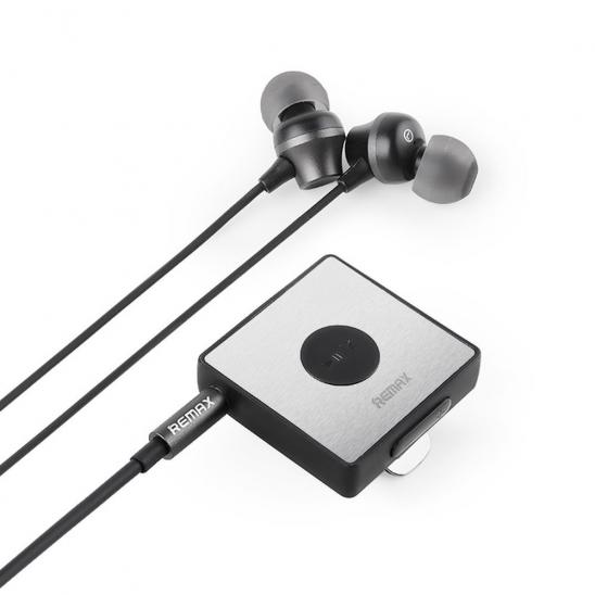 Беспроводной аудио-ресивер Bluetooth Remax RB-S3 с наушниками
