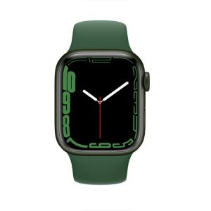 Apple Watch Series 7 41mm Green Aluminum Case with Clover Sport Band