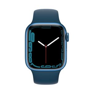Apple Watch Series 7 41mm Abyss Blue Aluminum Case with Blue Sport Band