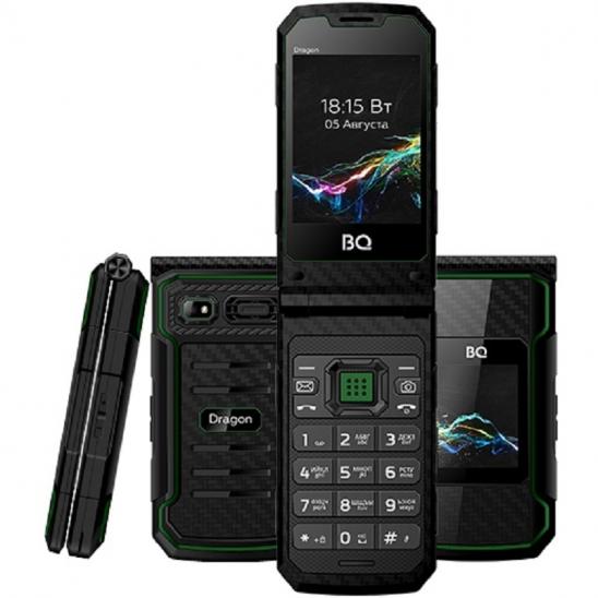 Телефон BQ 2822 Dragon Black/Green