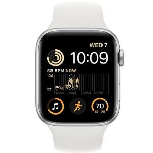 Apple Watch SE 2 40mm Silver Aluminium Case with White Sport Band