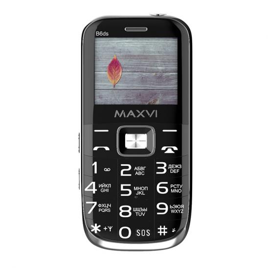 Телефон Maxvi B6ds Black