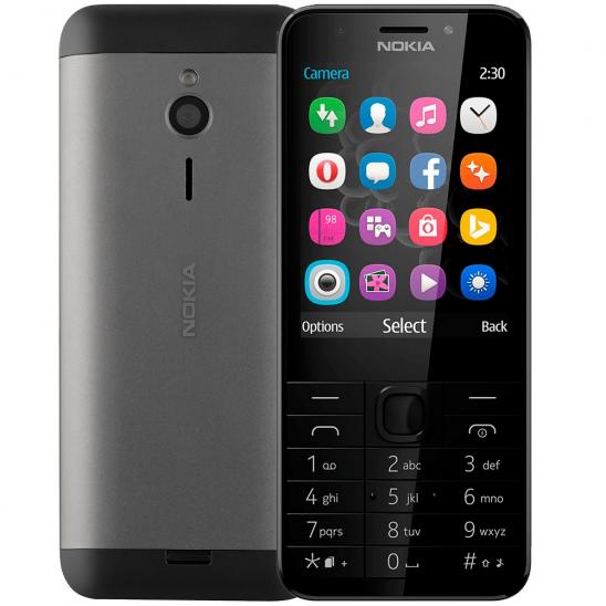 Телефон Nokia 230 Dual Sim Black