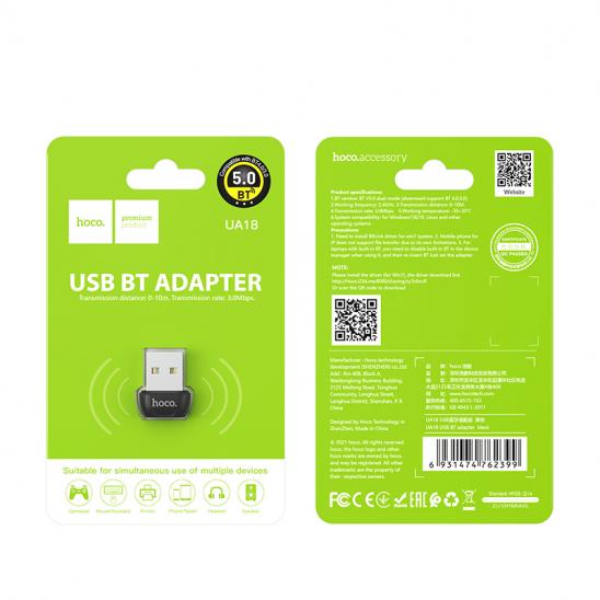 Bluetooth-adapter 5.0 Hoco UA18