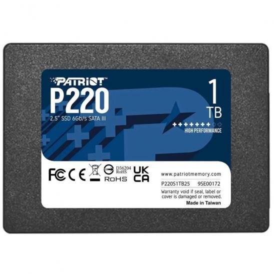 SSD Patriot SATA III P220S1TB25 P220 2.5